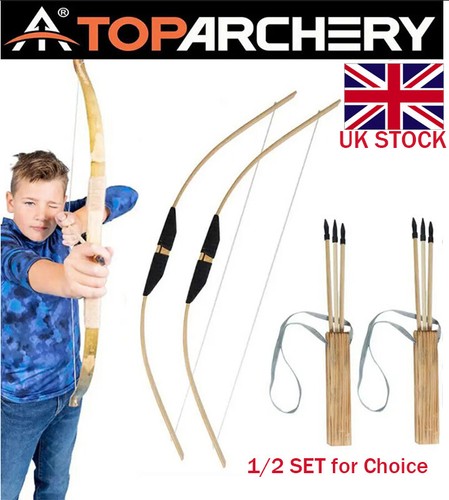 Classic wooden bow and - classic, arrow