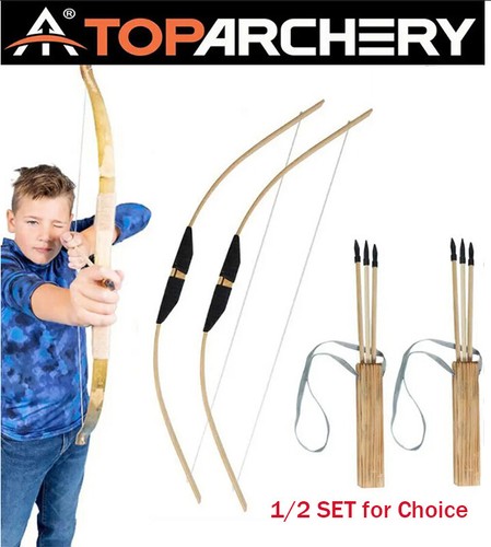 Classic wooden bow and arrow - classic,