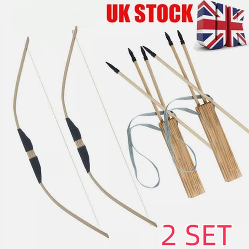 Classic wooden bow and arrow - bow,