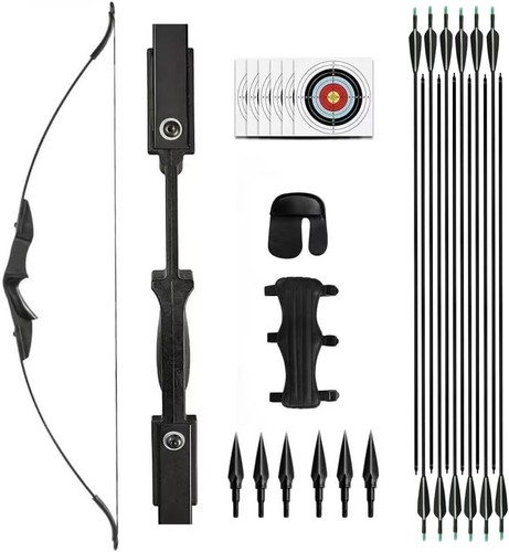 Recurve bow arrow set - 53",