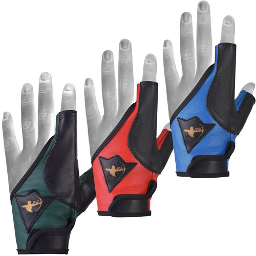 Archery bow glove 100 leather - archery,