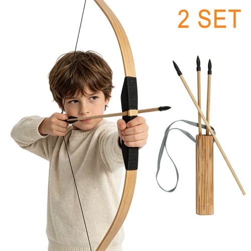 Set wooden bow - wooden, arrow