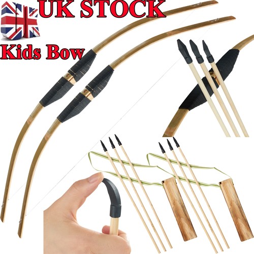 Handmade wood bow - bow, arrow